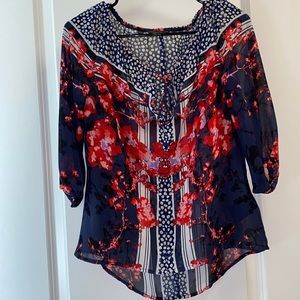 See through Guess blouse. Size xs
